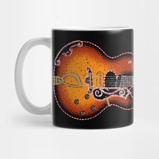 Merle Travis Guild Solomaster Guitar Mug